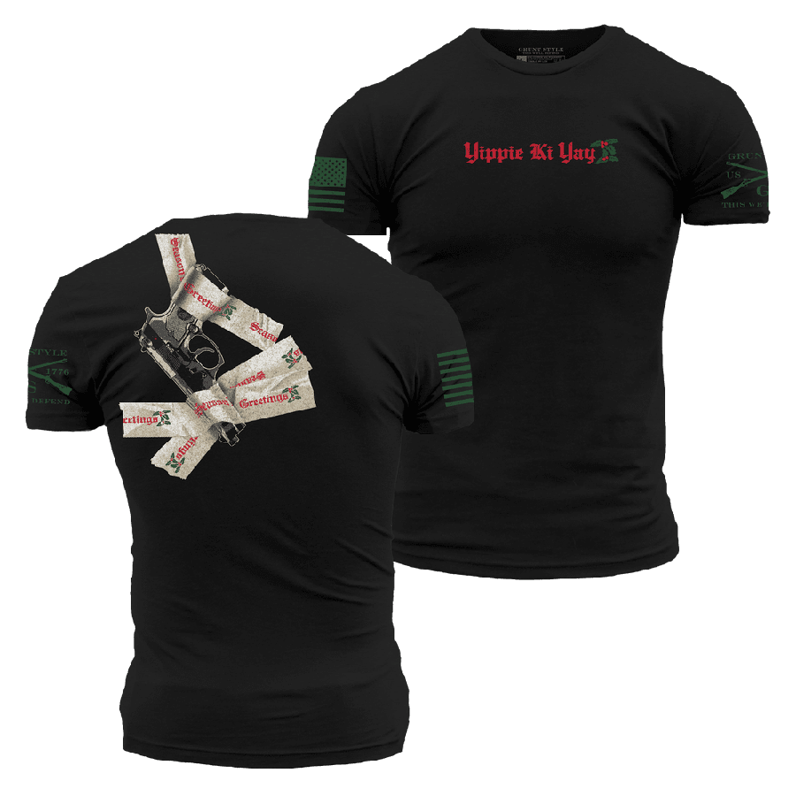 Yippie Ki Yay 2.0 T-Shirt - Black
