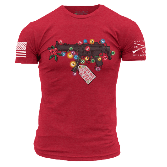 Now I Have A Machine Gun T-Shirt - Red