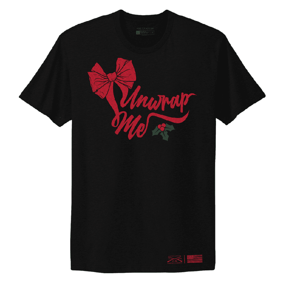 Women's Unwrap Me Boyfriend Fit T-Shirt - Black