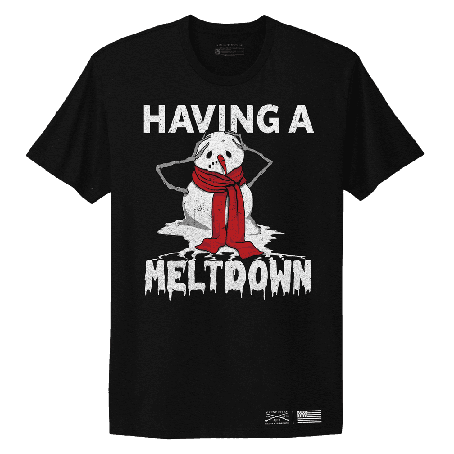 Women's Meltdown Boyfriend Fit T-Shirt - Black
