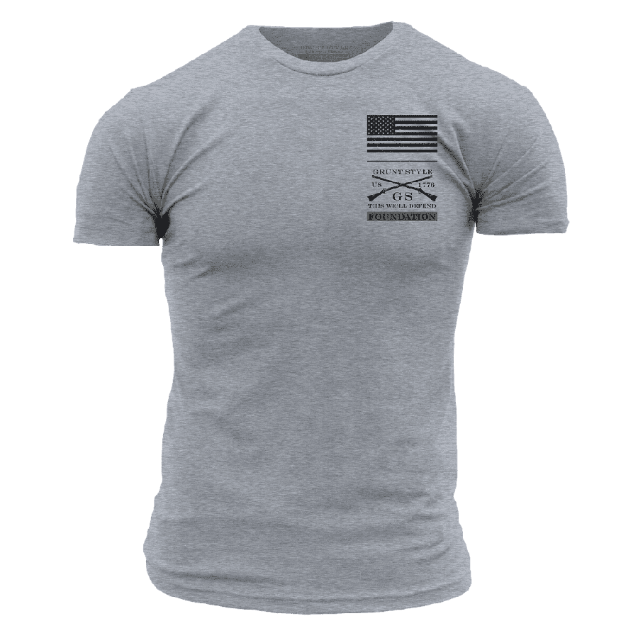 Grunt Style Foundation Advocacy T-Shirt - Dark Heather Gray