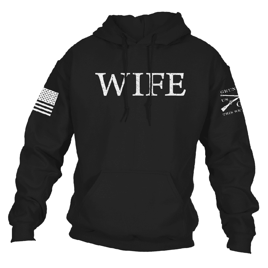 Women's Wife Defined Hoodie - Black
