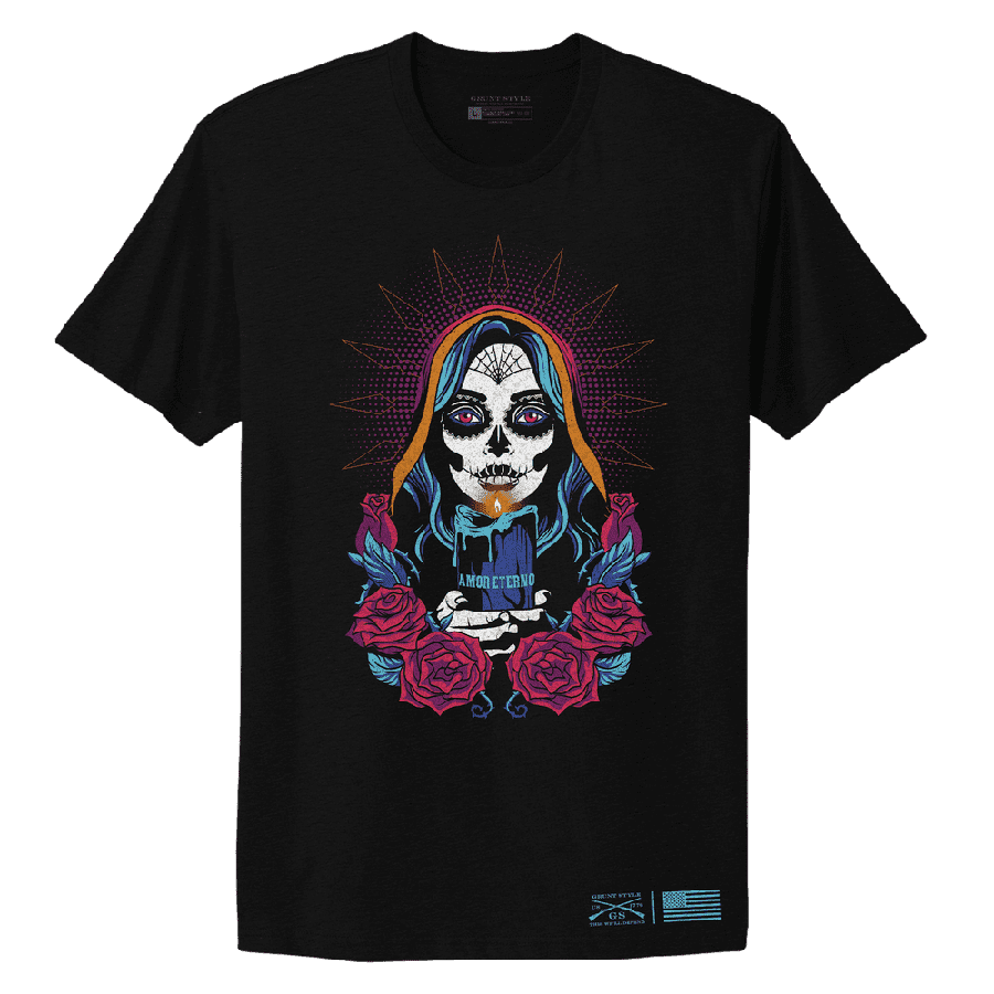 Women's Eternal Love Boyfriend Fit T-Shirt - Black