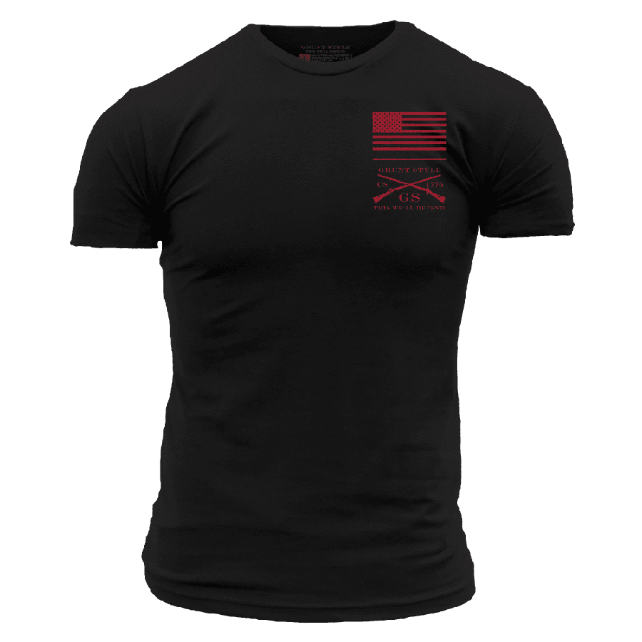 Red Blood Blue Collar® T-Shirt - Black