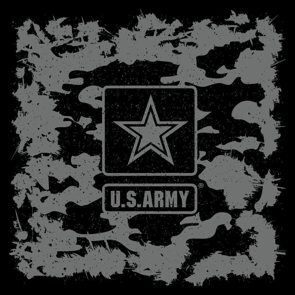 Army - Men's Stealth Camo Tee - Black
