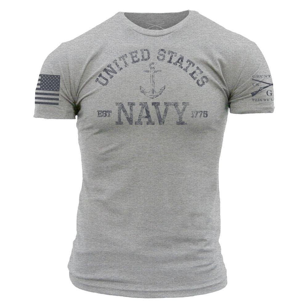 USN - Est. 1775 2.0 T-Shirt - Athletic Heather