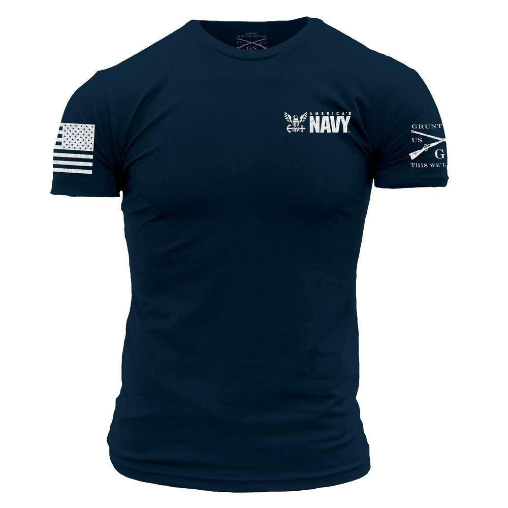 USN - Shellback Seal T-Shirt - Navy