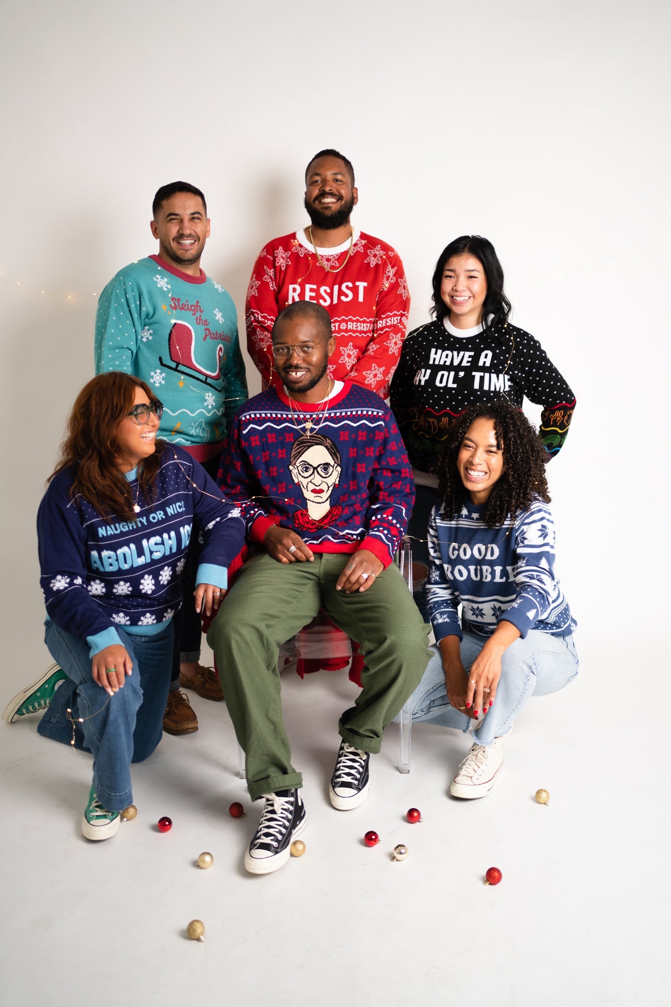 Resist Ugly Sweater