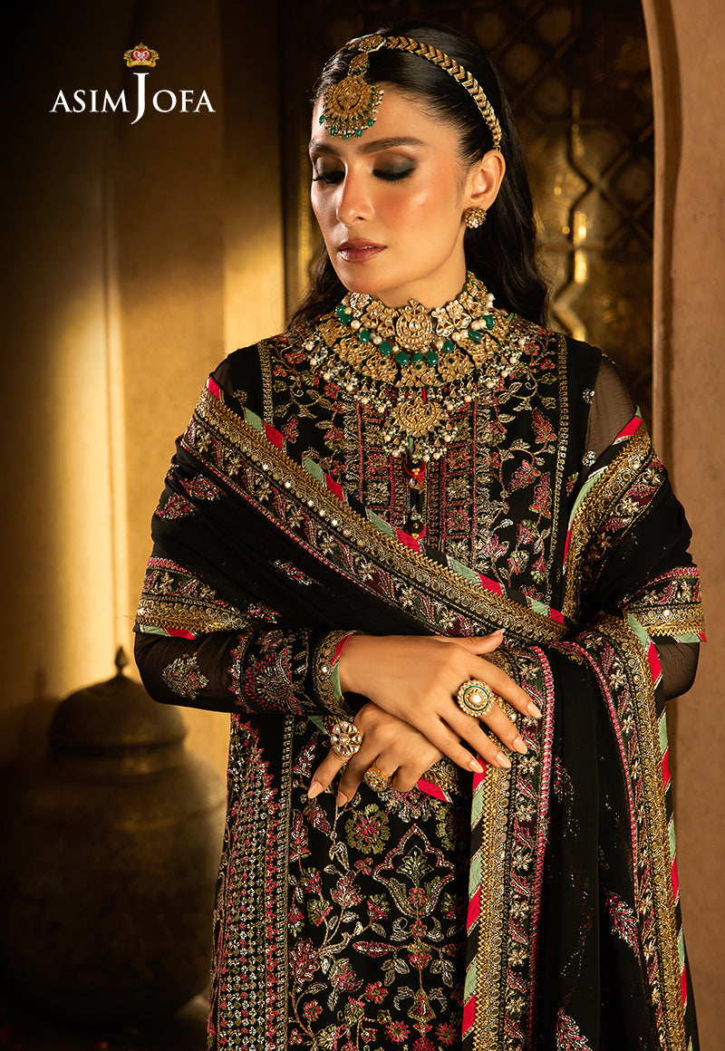 AJVFP-01 EMBROIDERED CHIFFON 3 PCS