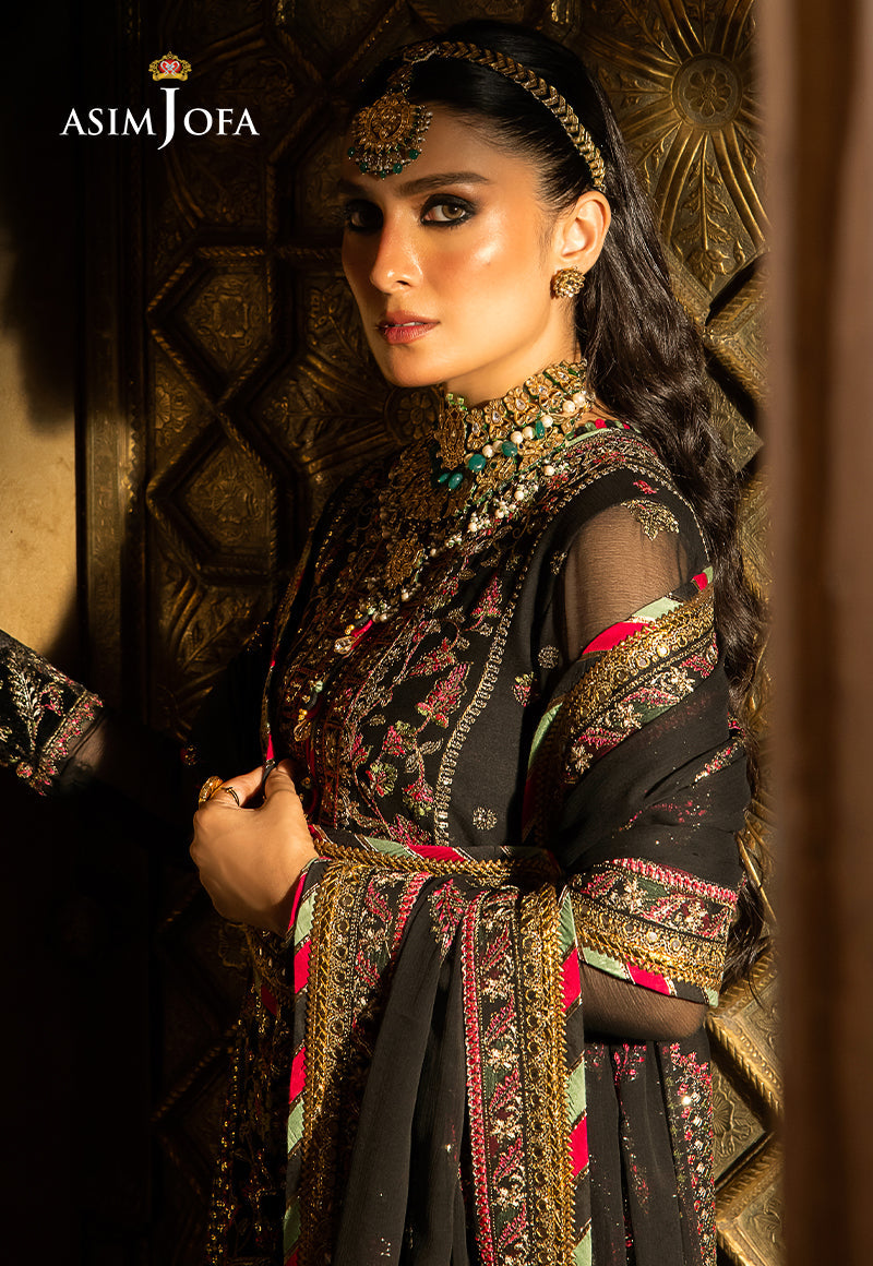 AJVFP-01 EMBROIDERED CHIFFON 3 PCS