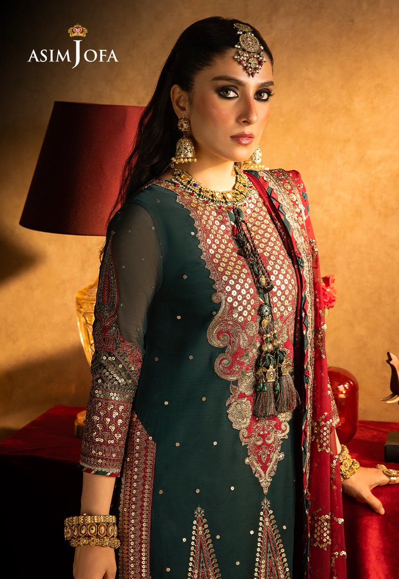 AJVFP-10 EMBROIDERED CHIFFON 3 PCS