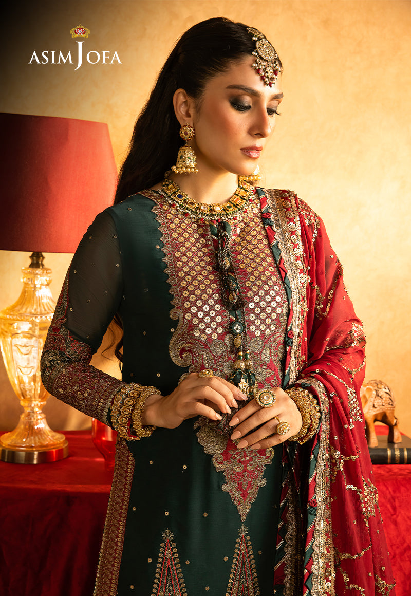AJVFP-10 EMBROIDERED CHIFFON 3 PCS