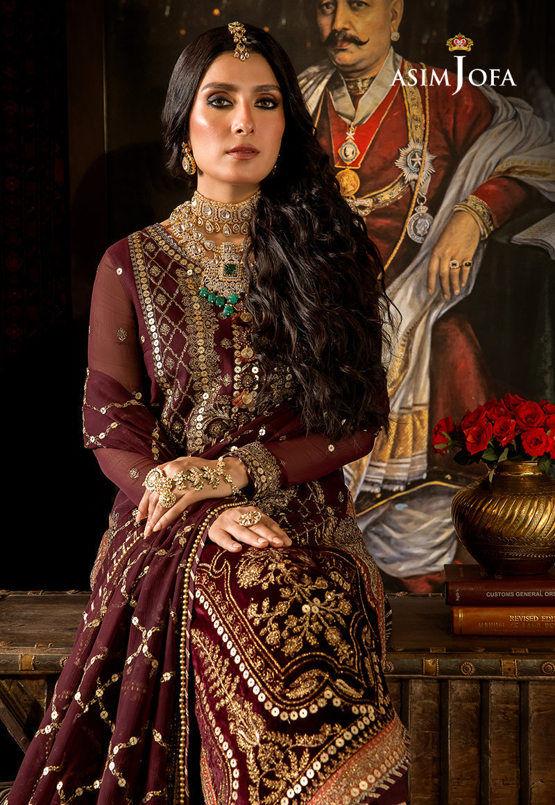 AJVFP-12 EMBROIDERED CHIFFON 3 PCS