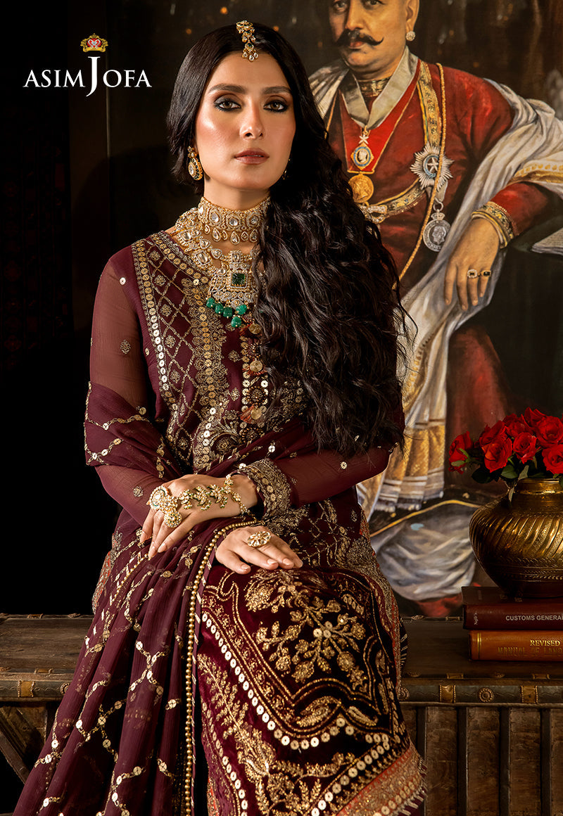 AJVFP-12 EMBROIDERED CHIFFON 3 PCS