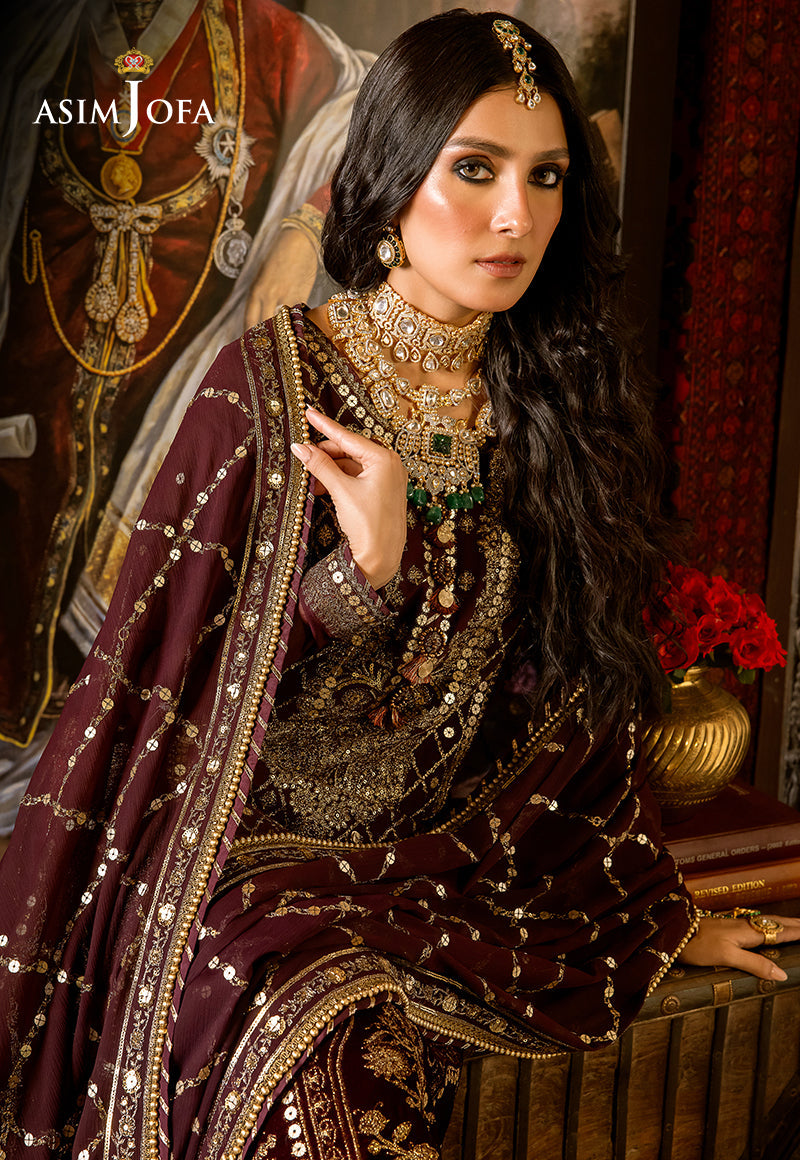 AJVFP-12 EMBROIDERED CHIFFON 3 PCS