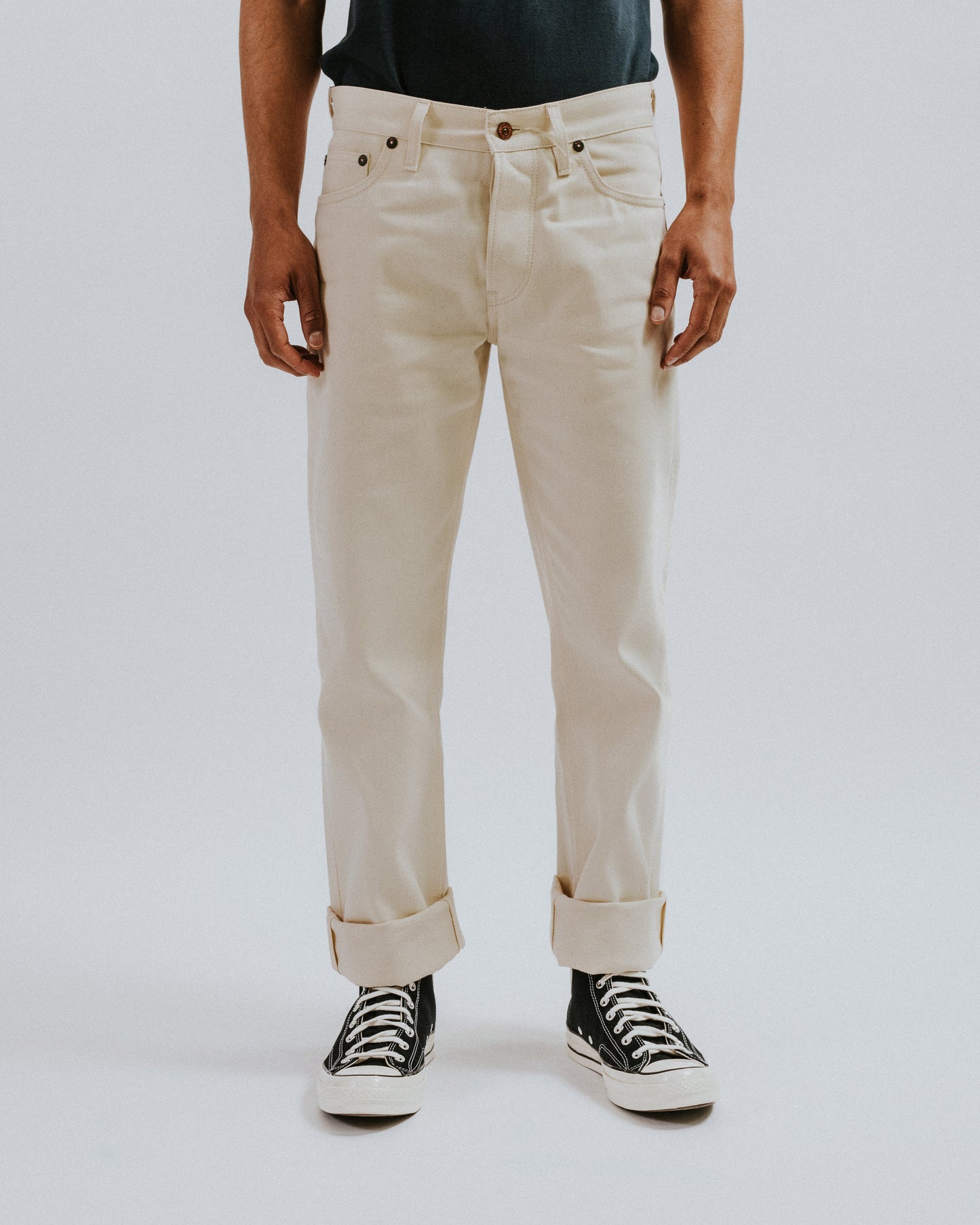 The Work@ - Regular Fit -  Ecru Denim.