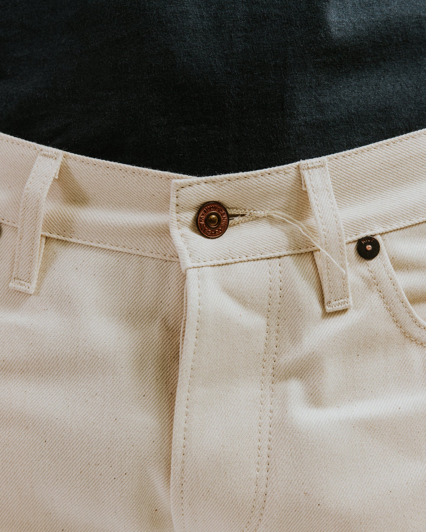 The Work@ - Regular Fit -  Ecru Denim.