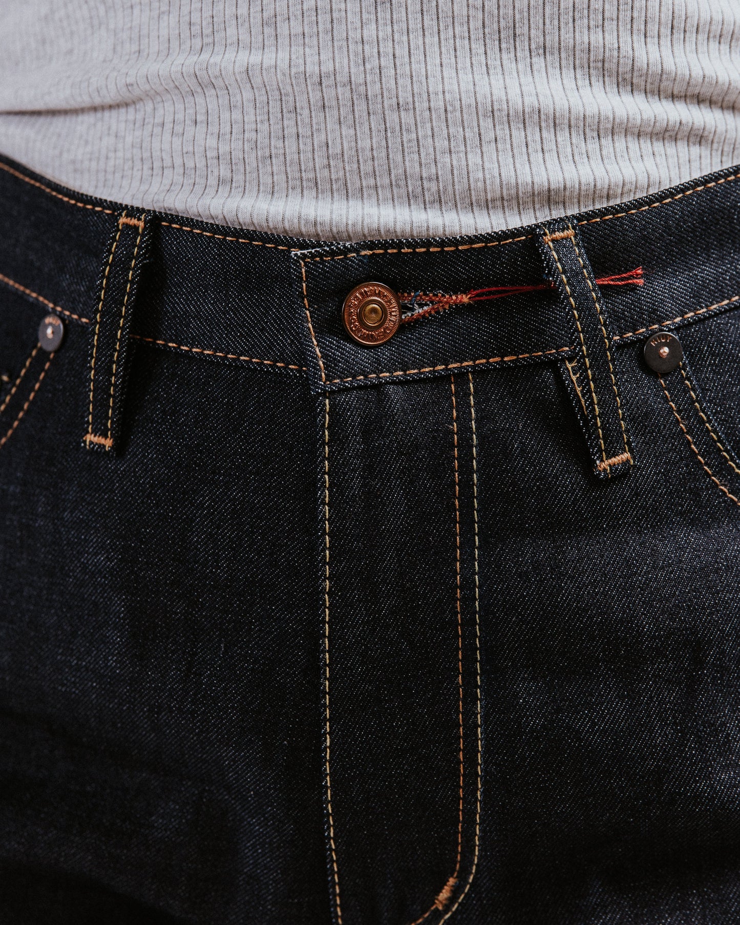 The Edith - Wide Crop - Indigo Denim.
