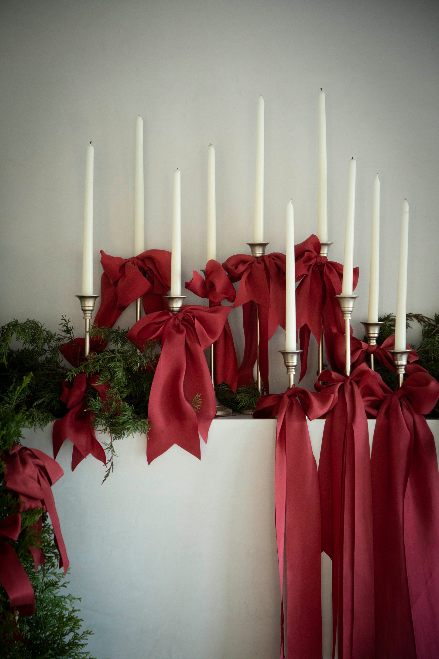 Holiday Red Silk Ribbon *read full description