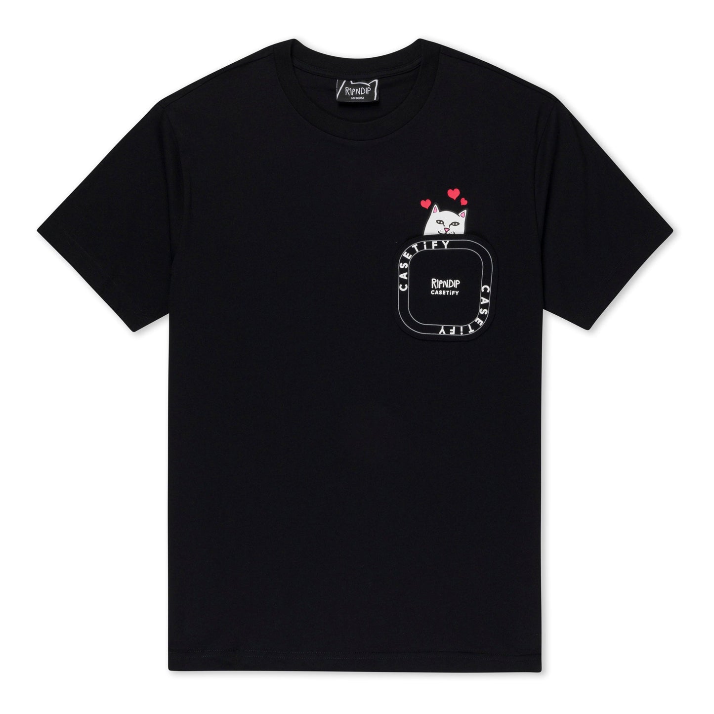 Casetify x Ripndip Nermal Loves Pocket Tee (Black)
