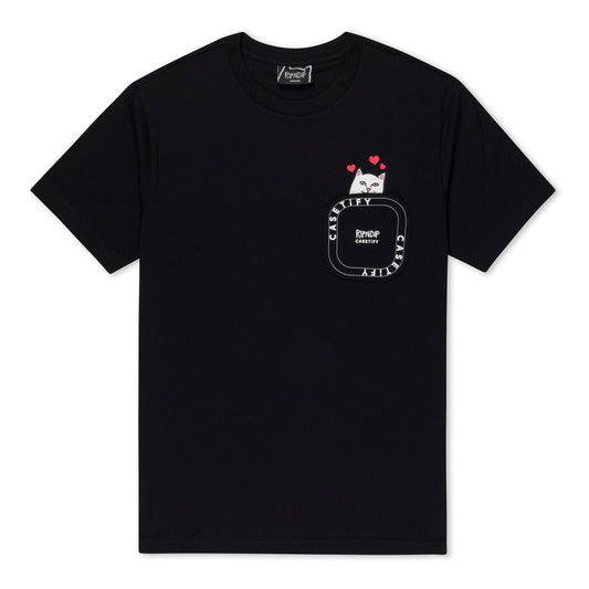 Casetify x Ripndip Nermal Loves Pocket Tee (Black)