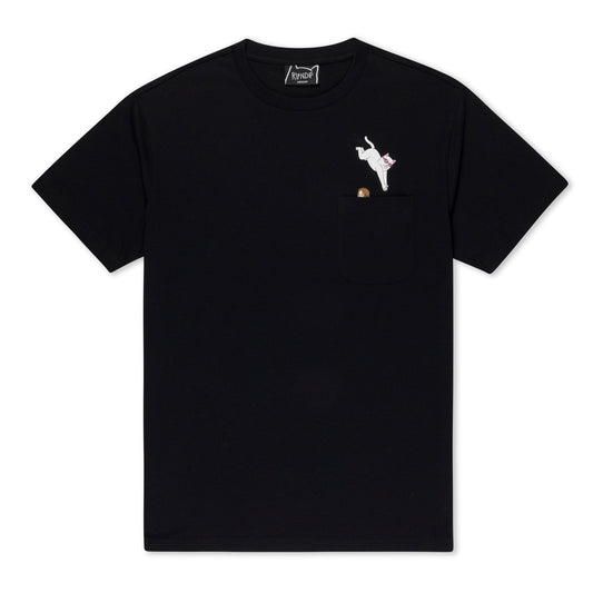 Jumpin In Pocket Tee (Black)