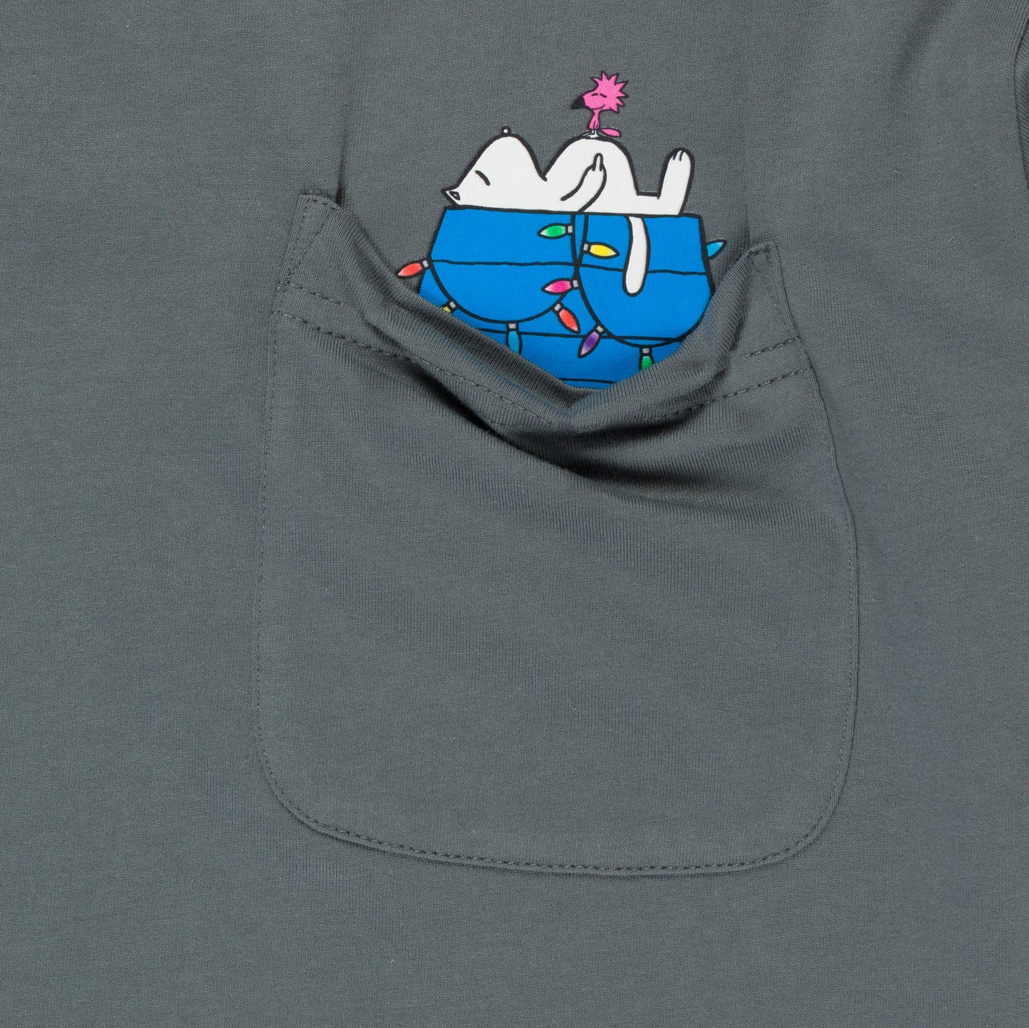 Christmas Nerm Pocket Tee (Charcoal)