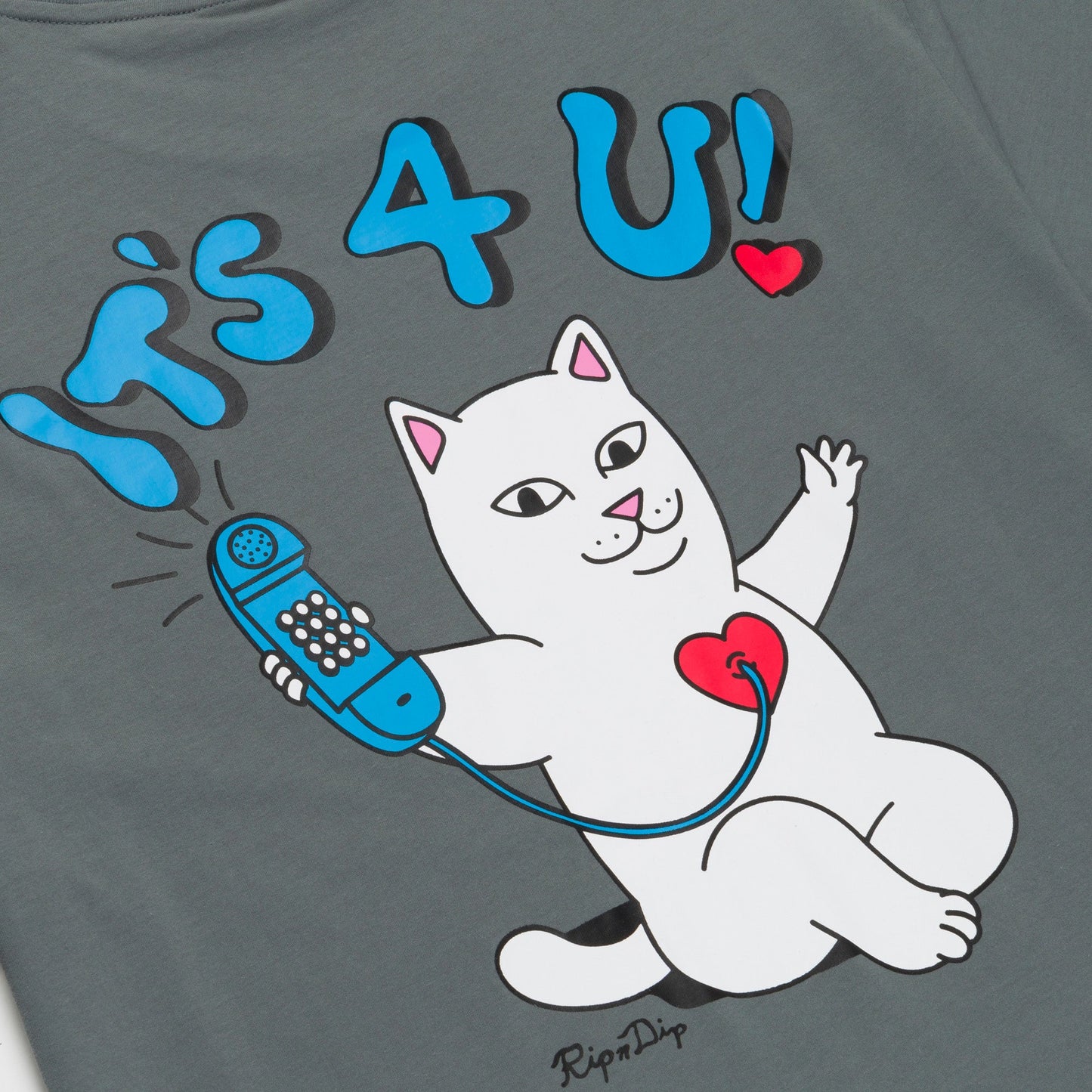 Its 4 U Tee (Charcoal)