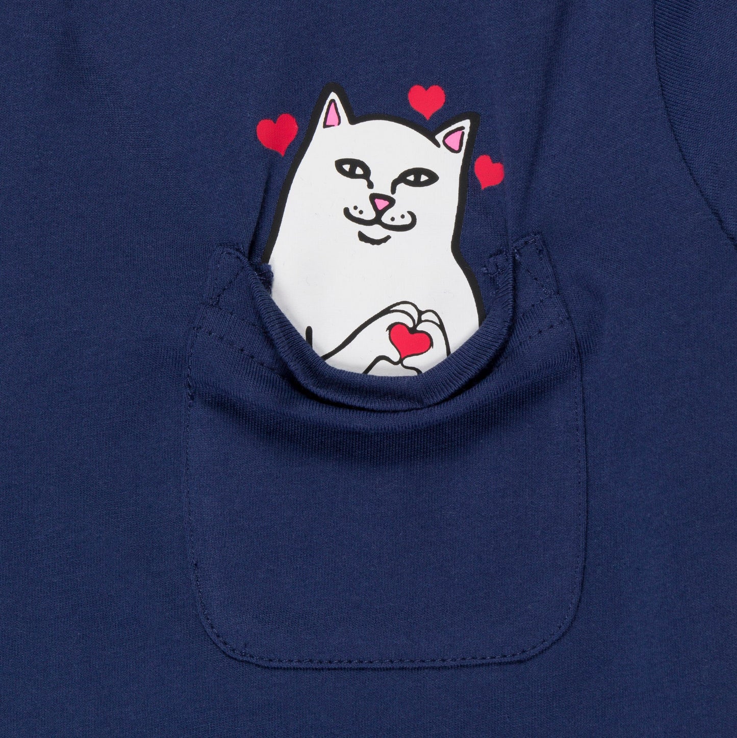 Nermal Loves Kid Pocket Tee (Navy)