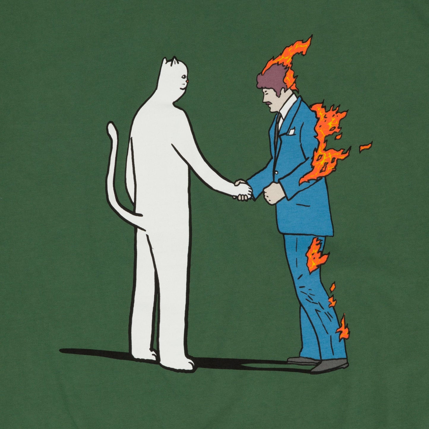 Burn Tee (Olive)