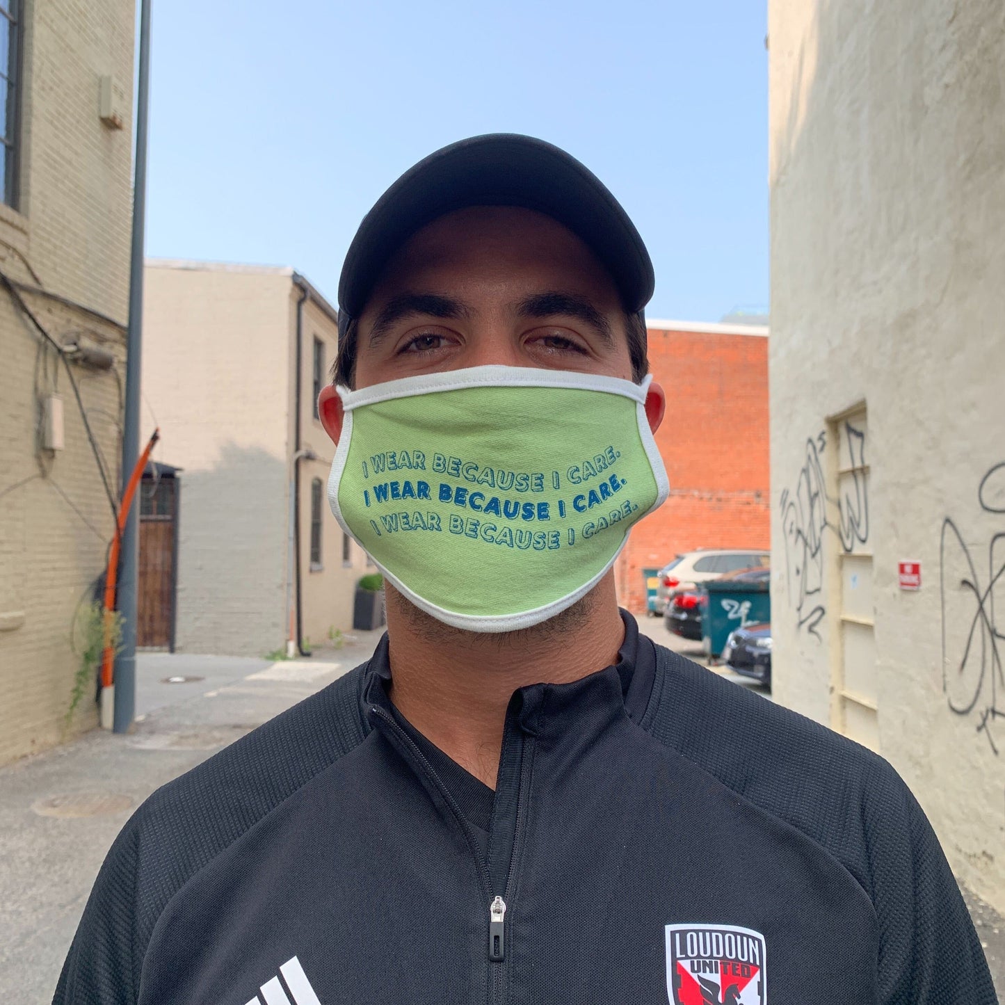 I Wear Because I Care Face Mask