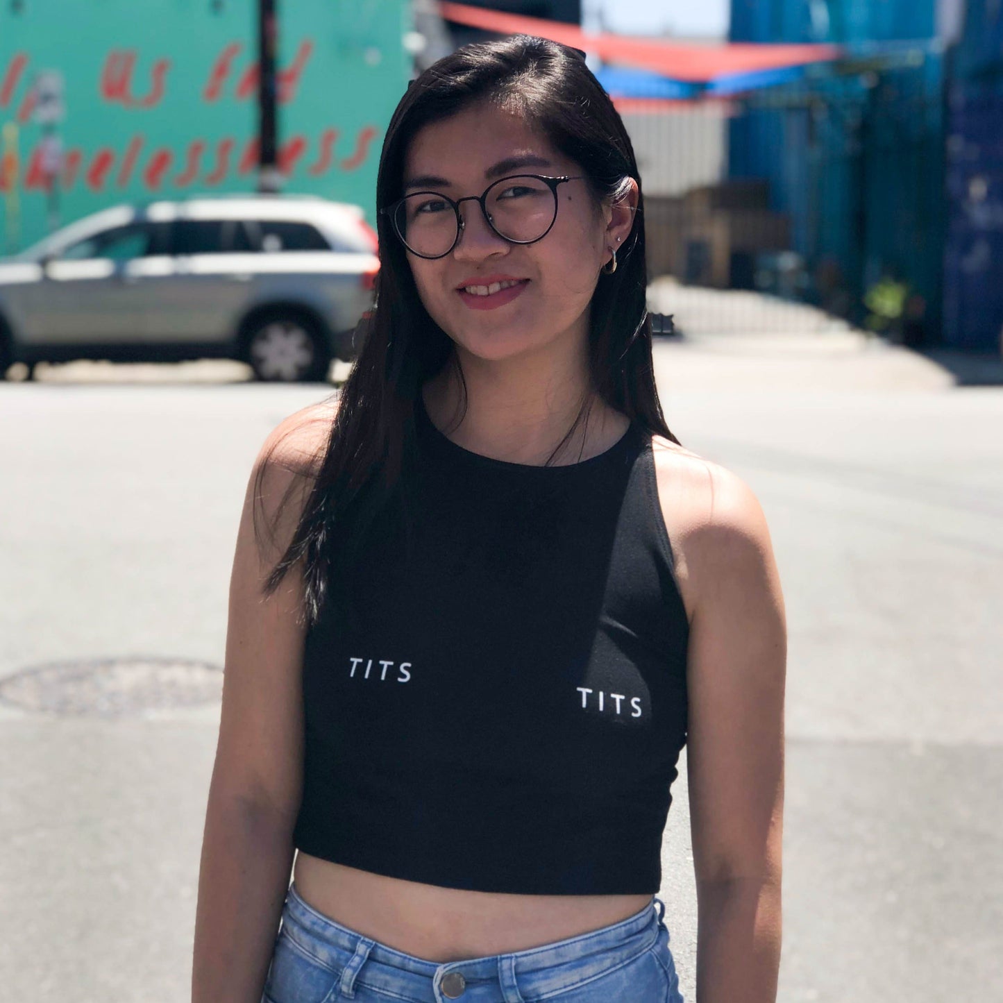 Tits Tits Crop Top
