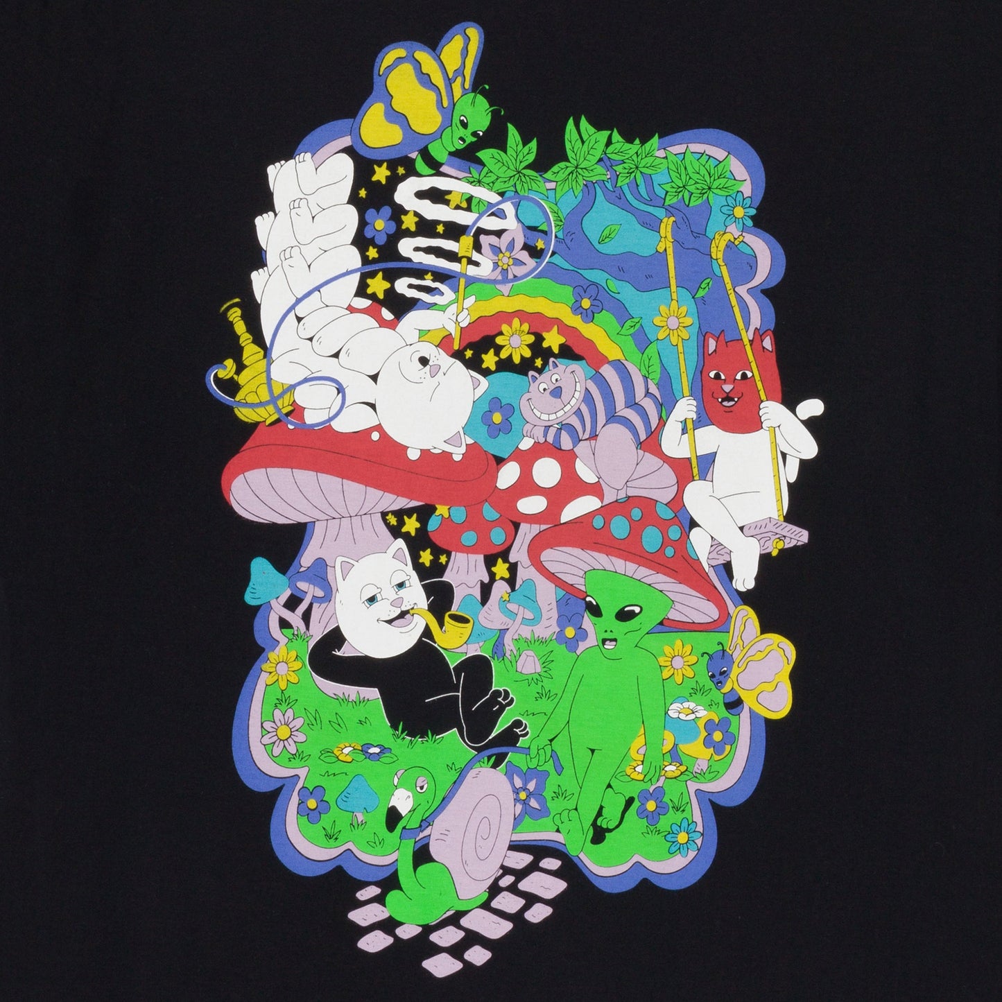 Rabbit Hole Tee (Black)