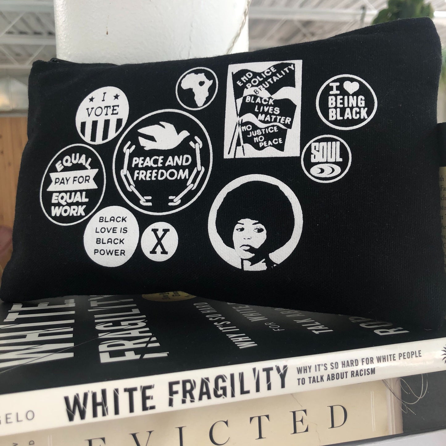 Power Button Zip Pouch