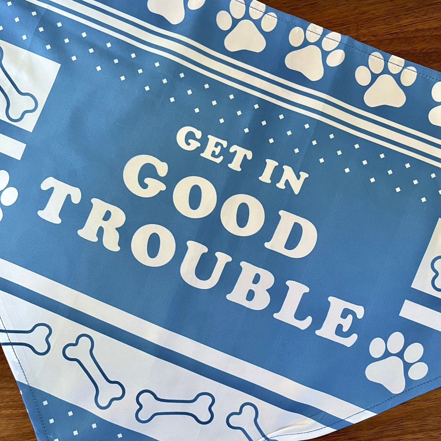 Good Trouble Dog Bandana