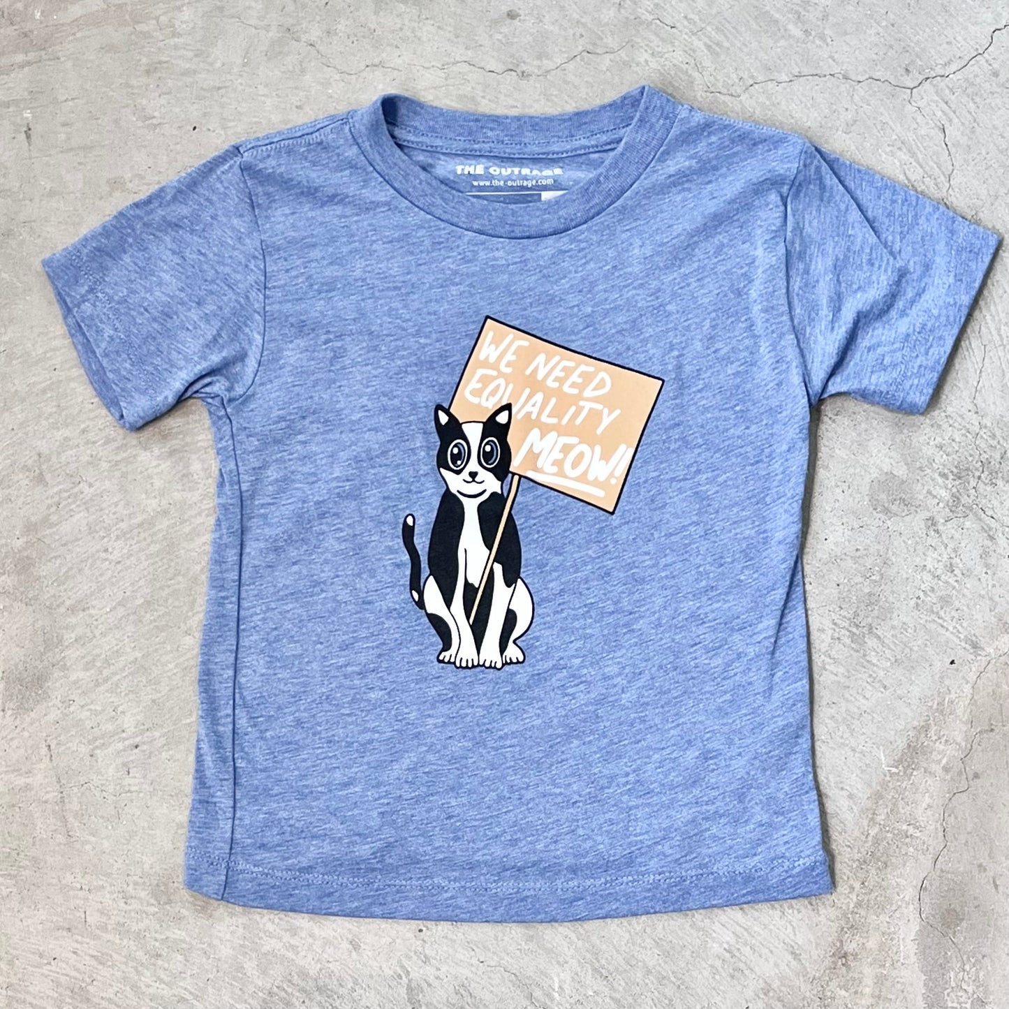 We Need Equality Meow Onesie + Kids Tee