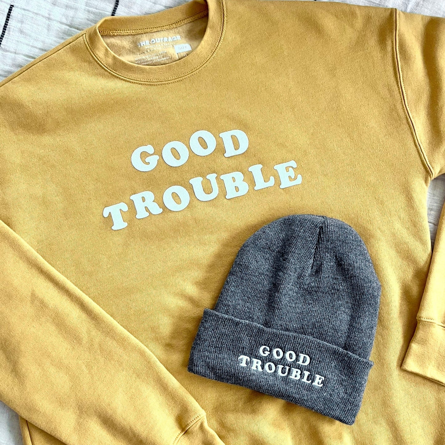 Good Trouble Beanie - Gray