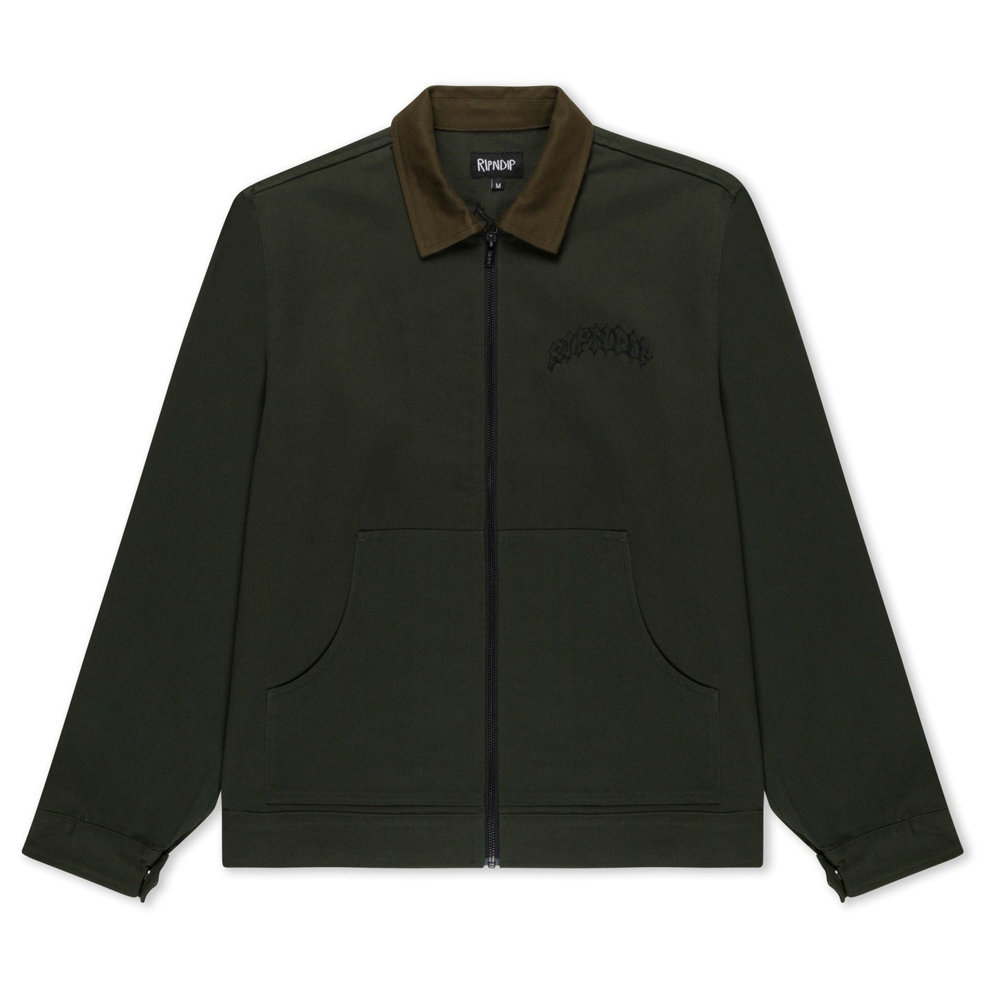 Mother Nerm Twill Work Jacket (Dark Olive)