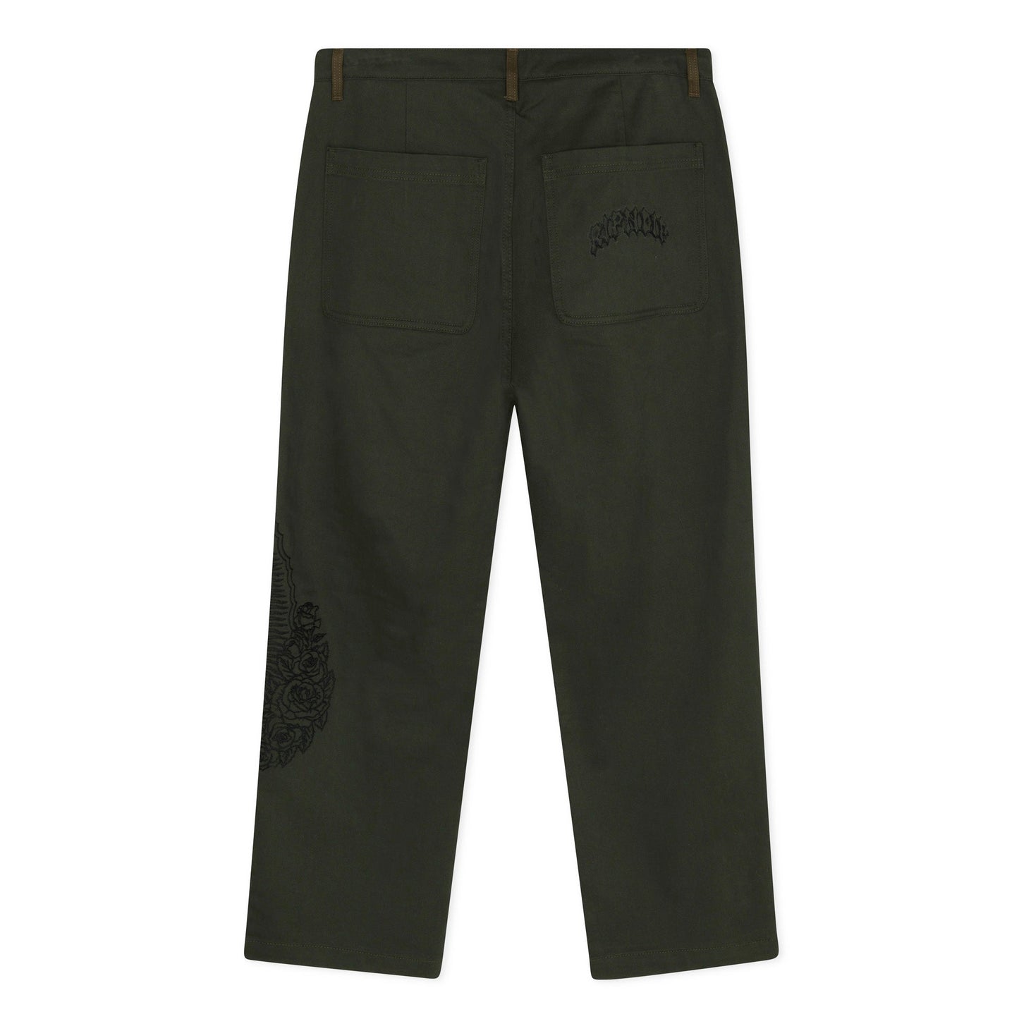 Mother Nerm Twill Pants (Dark Olive)