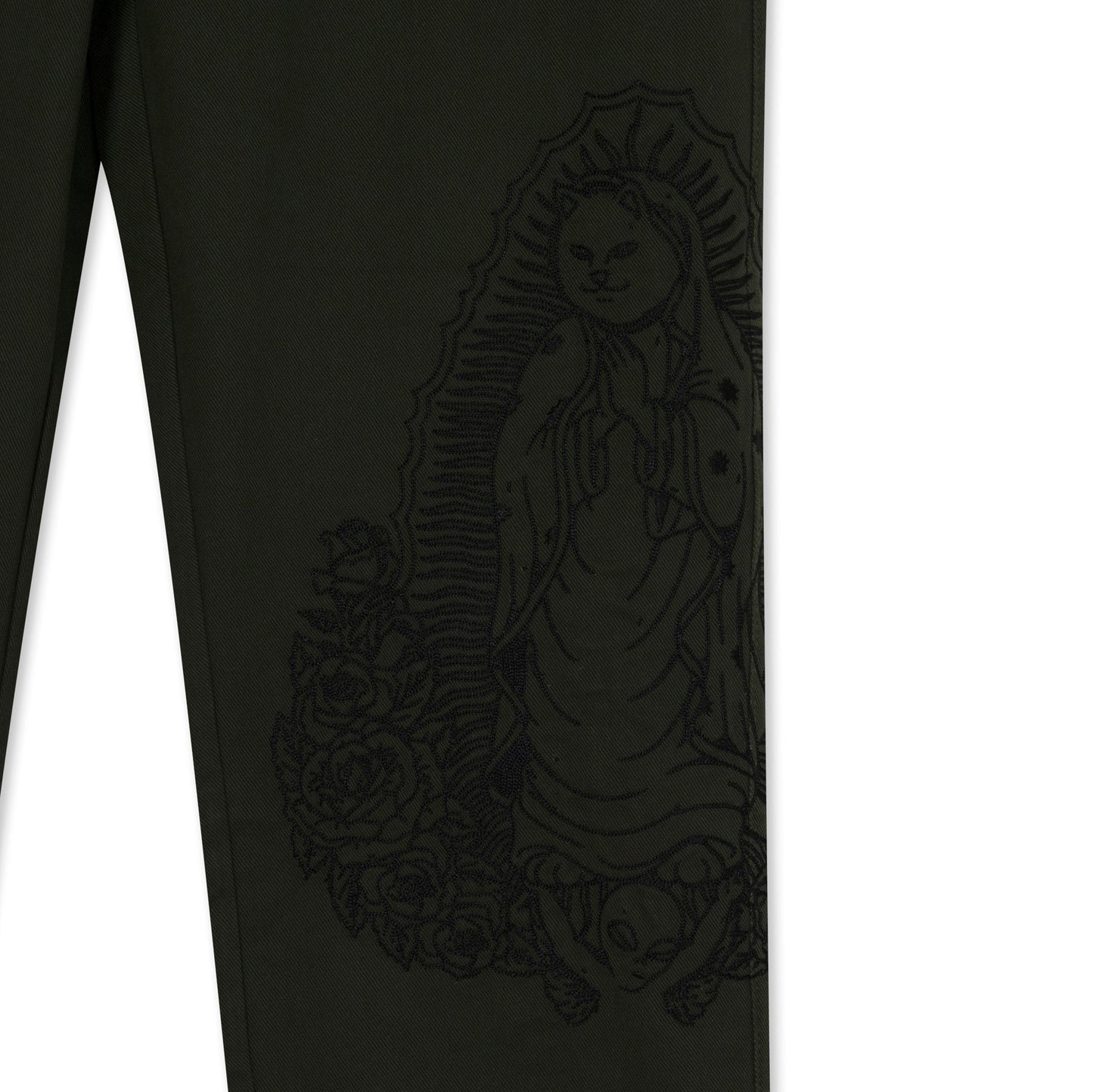 Mother Nerm Twill Pants (Dark Olive)