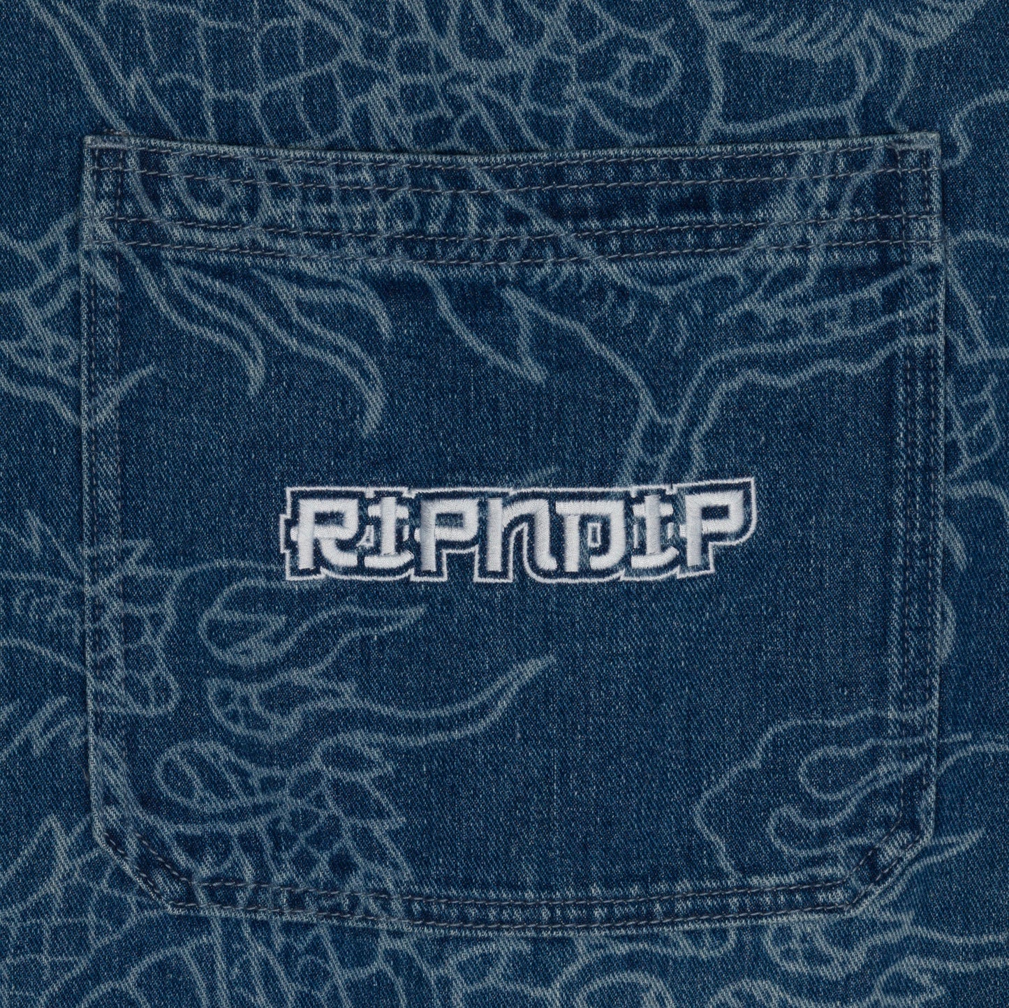Haku Denim Overalls (Dark Wash)