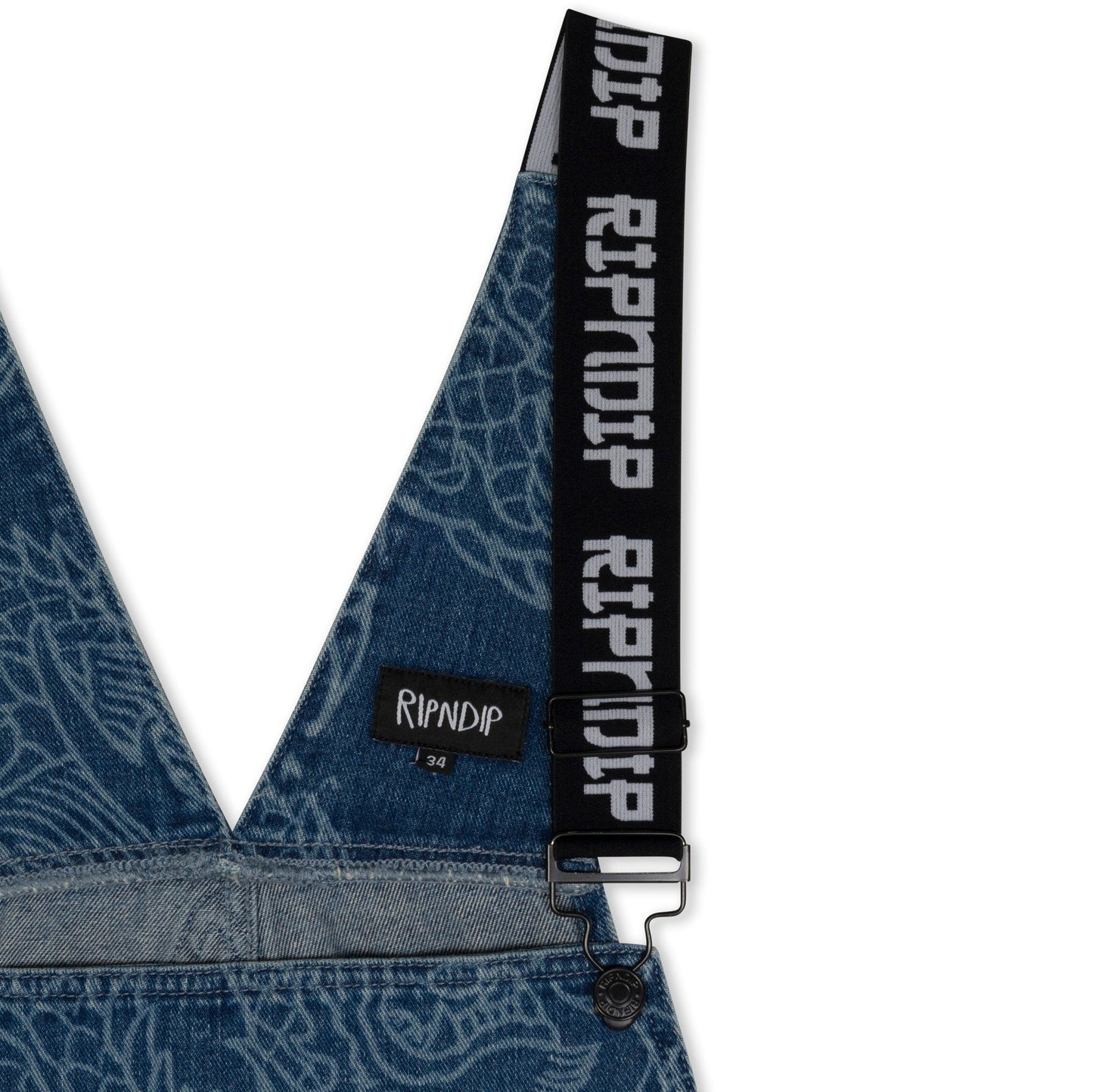 Haku Denim Overalls (Dark Wash)
