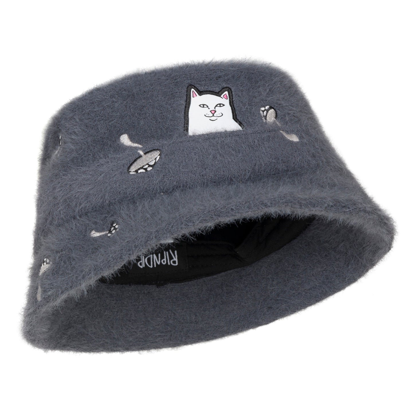 Lord Nermal Euphoria Sherpa Bucket Hat (Charcoal)