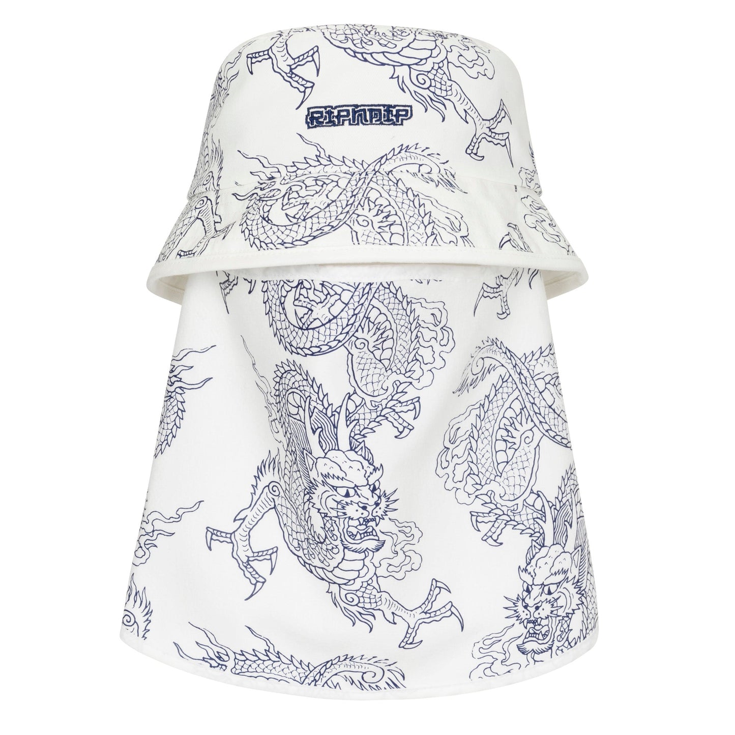 Haku Face Mask Bucket Hat (White)
