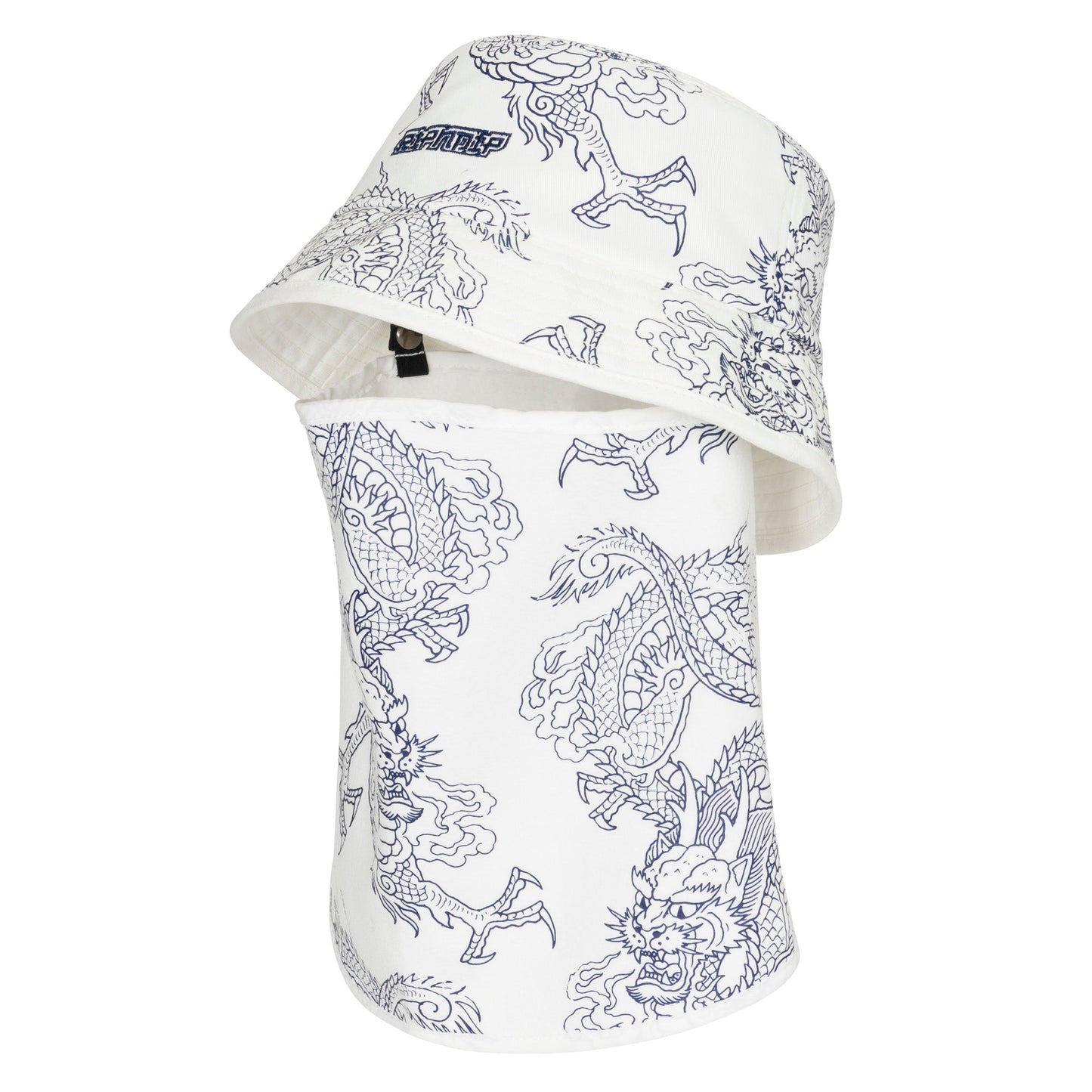 Haku Face Mask Bucket Hat (White)