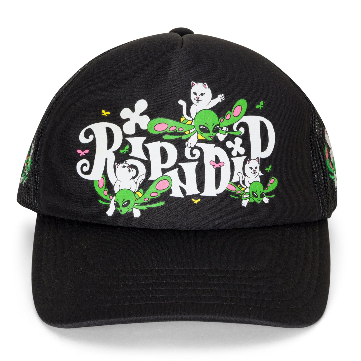 Fly Away Trucker Hat (Black)