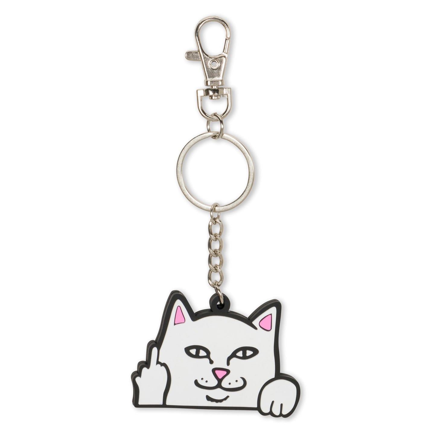 Lord Nermal Rubber Key Chain (White)