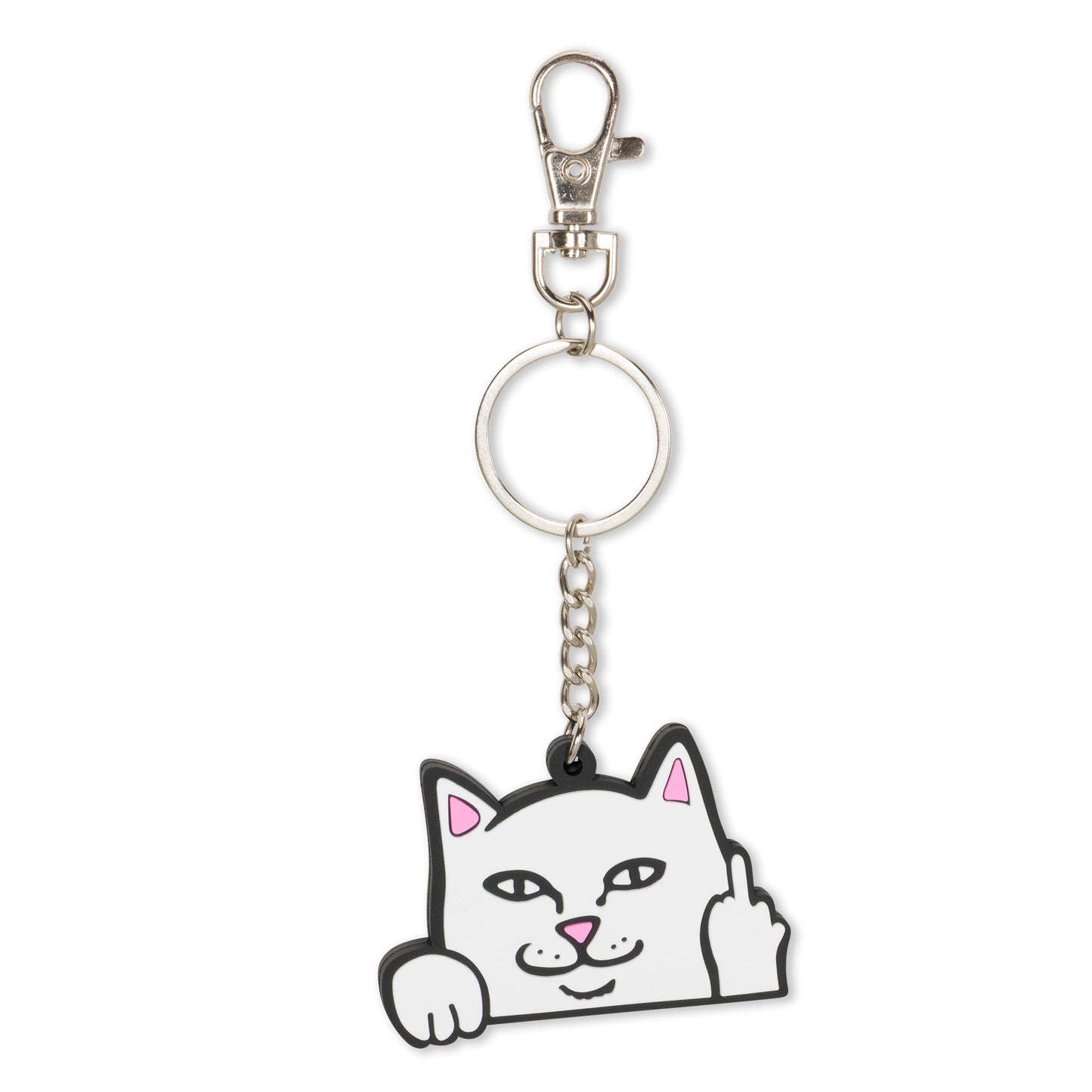 Lord Nermal Rubber Key Chain (White)