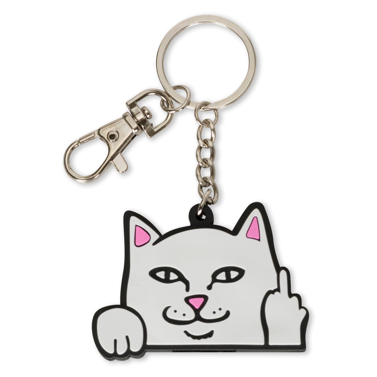Lord Nermal Rubber Key Chain (White)