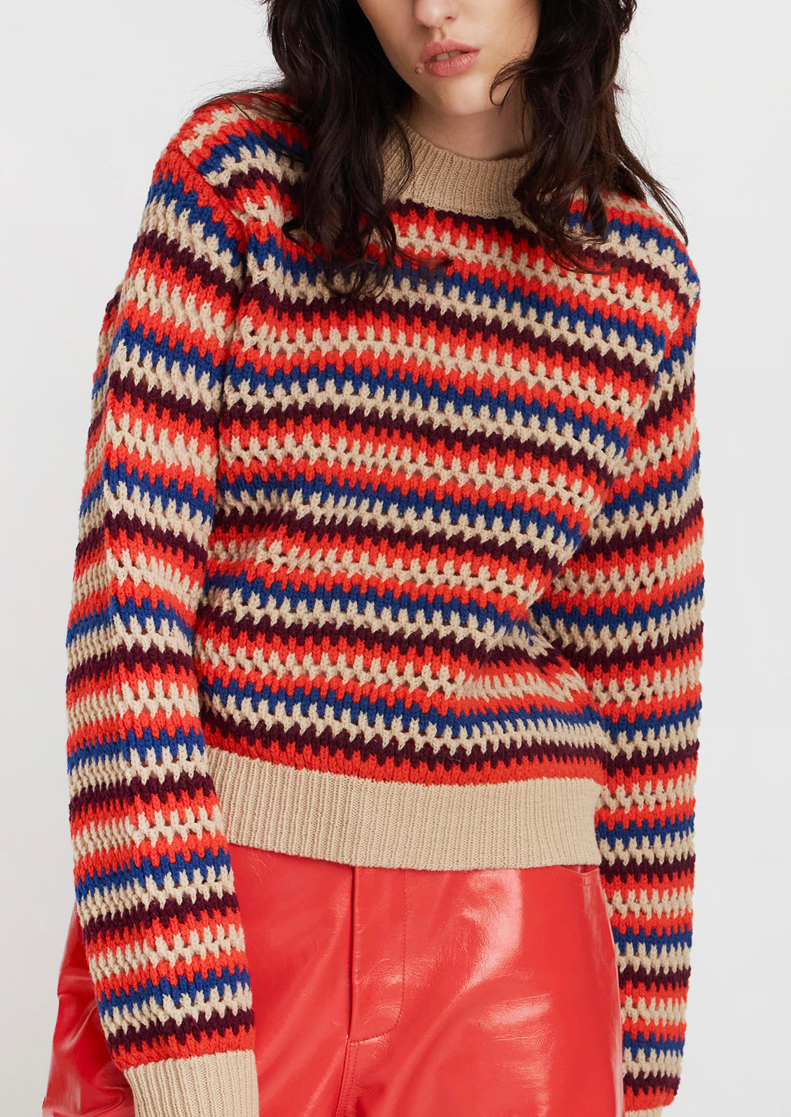 Multicolor Sweater in Italian Wool